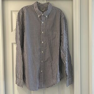 J. Crew Plaid Button Down Shirt Large